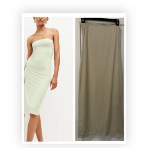 Reformation Ryden Knit Strapless Tube Dress NWT Large $188